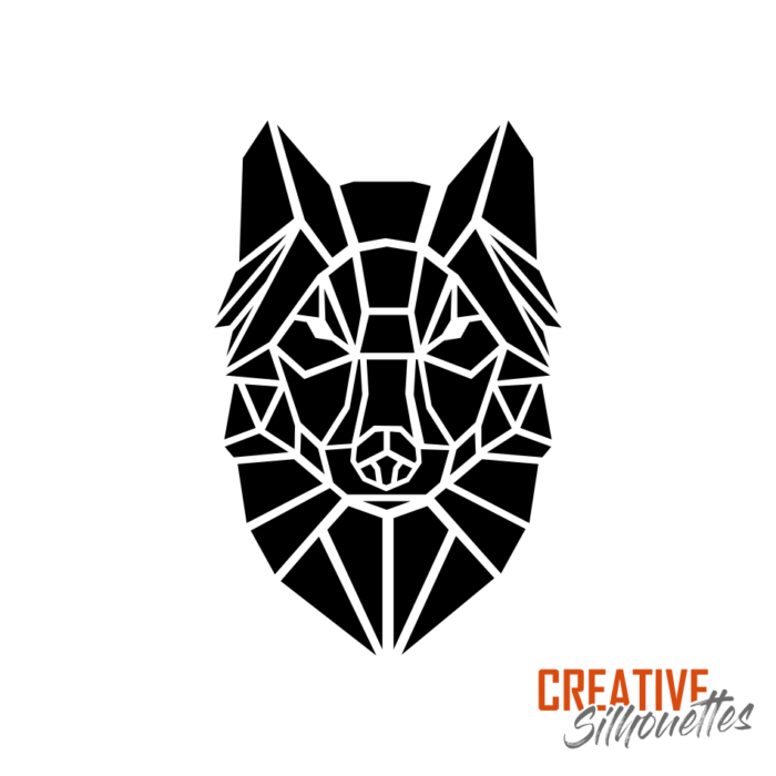 Geometric Wolf Stencil - Image 3