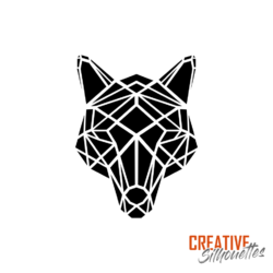 Geometric Wolf Stencil - Image 3