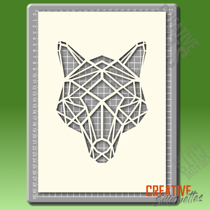 Geometric Wolf Stencil - Image 2