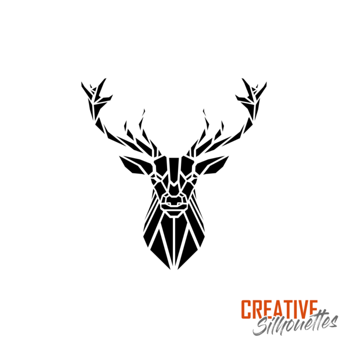Geometric Stag Stencil - Image 3