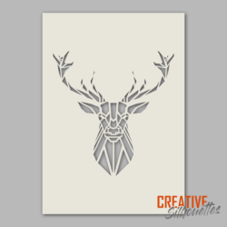 Geometric Stag Stencil