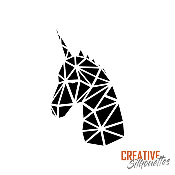 Geometric Unicorn Stencil - Image 3