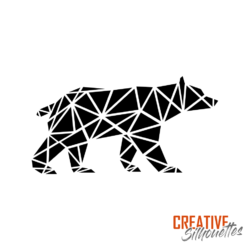Geometric Bear Stencil - Image 3