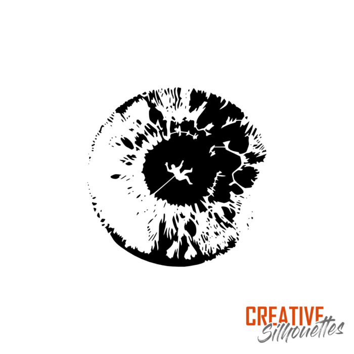 Body Falling Space Stencil - Image 3