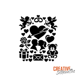 Valentine Love Stencil - Image 3