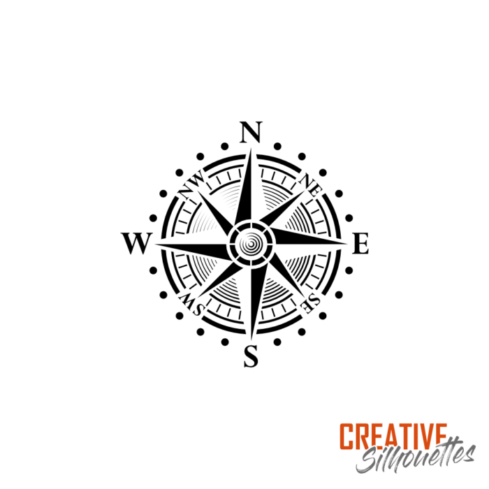 Compass Rose Stencil - Image 3