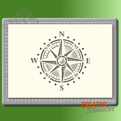 Compass Rose Stencil - Image 2