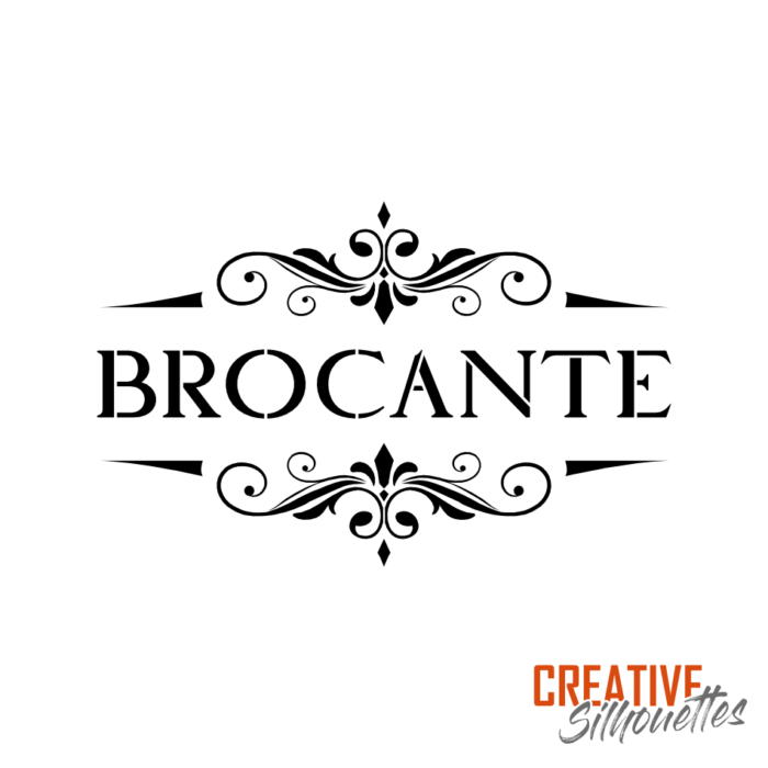 Brocante Sign Stencil - Image 3