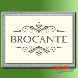 Brocante Sign Stencil - Image 2
