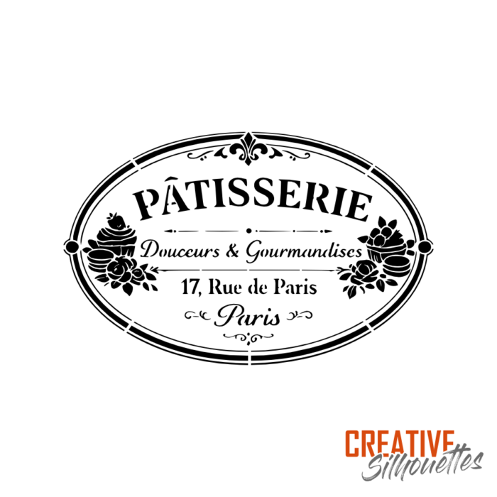 Patisserie Sign Stencil - Image 3