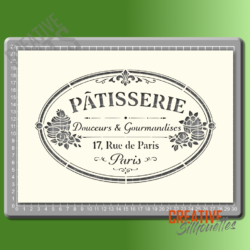 Patisserie Sign Stencil - Image 2
