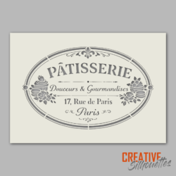 Patisserie Sign Stencil