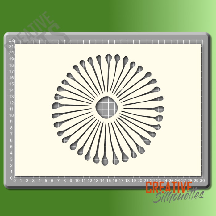 Flower Dandelion Stencil - Image 2