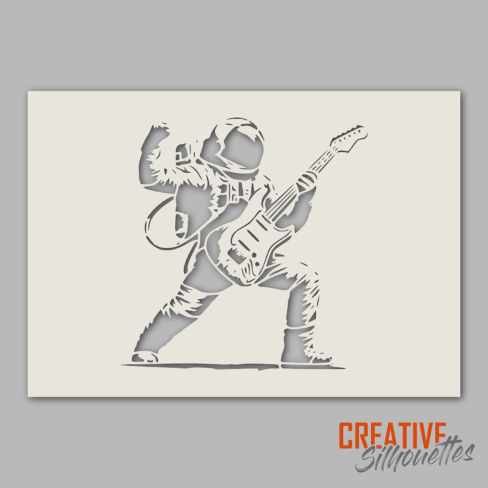 1253gr Space Rock Astronaut Stencil - Image 1