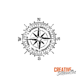 Shabby Chic Compass Stencil - Image 3