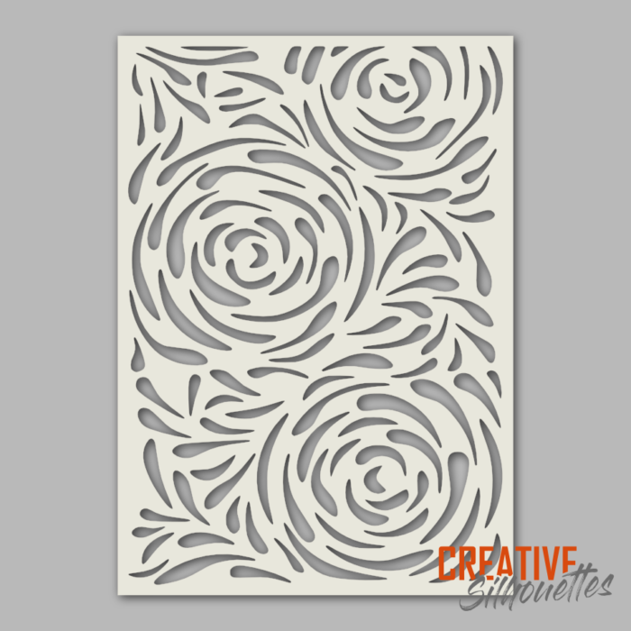 Swirl Pattern Stencil - Image 1