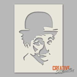 Charlie Chaplin Portrait Stencil