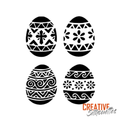Easter Egg Patterns Stencil - Image 3