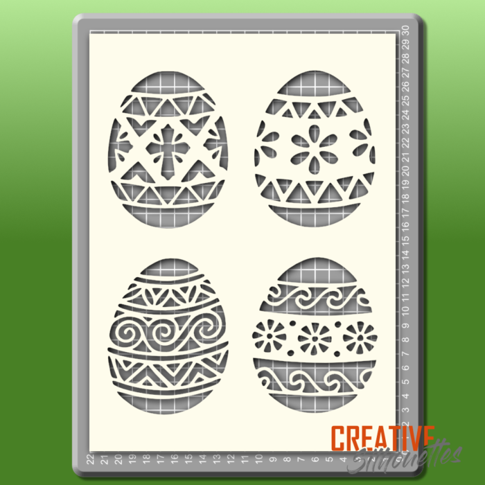 Easter Egg Patterns Stencil - Image 2