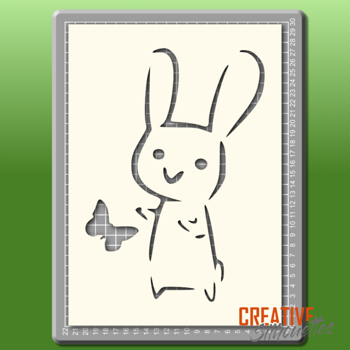 Easter Bunny Sketch Stencil - Image 2