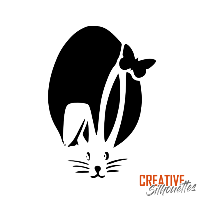 Easter Bunny Egg Stencil - Image 3