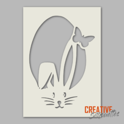 Easter Bunny Egg Stencil