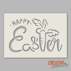 Happy Easter Stencil