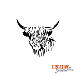 Highland Cow Stencil - Image 3