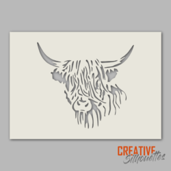Highland Cow Stencil