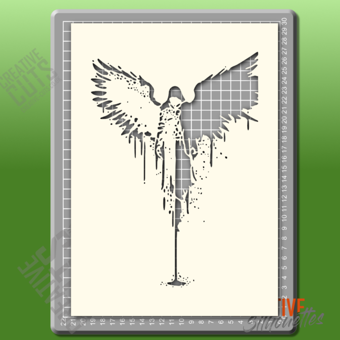 Dripping Angel Stencil - Image 2