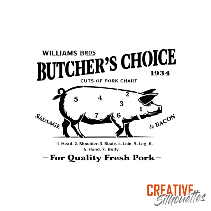 Butchers Choice Stencil - Image 3