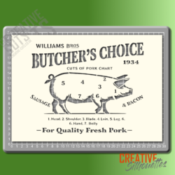 Butchers Choice Stencil - Image 2