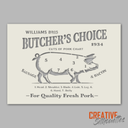 Butchers Choice Stencil