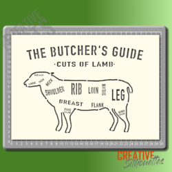 Butchers Guide Stencil - Image 2