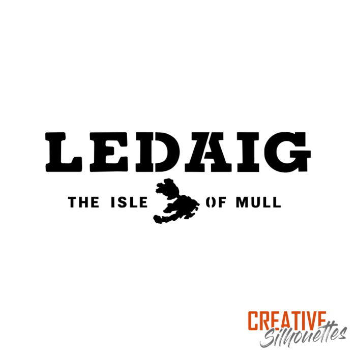 Ledaig Whisky Stencil - Image 3