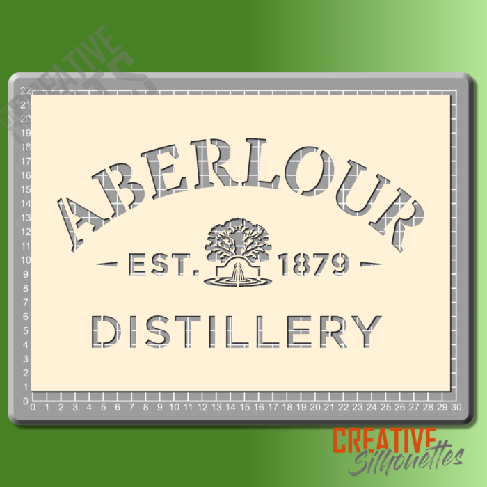 Aberlour Whisky Stencil - Image 2