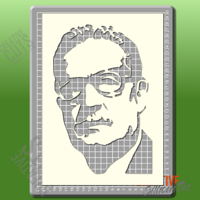 Salvador Allend Portrait Stencil - Image 2