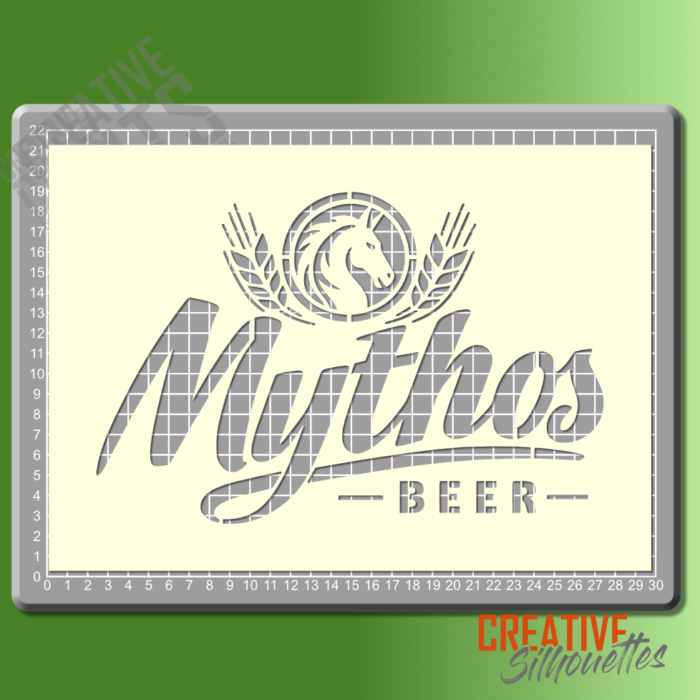 Mythos Beer Stencil - Image 2