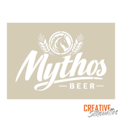 Mythos Beer Stencil