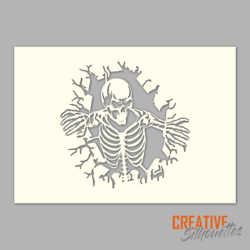 Breakout Skeleton Stencil