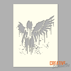 Fallen Angel Stencil