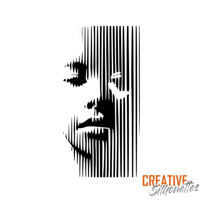Silhouette Stencil Striped - Image 3