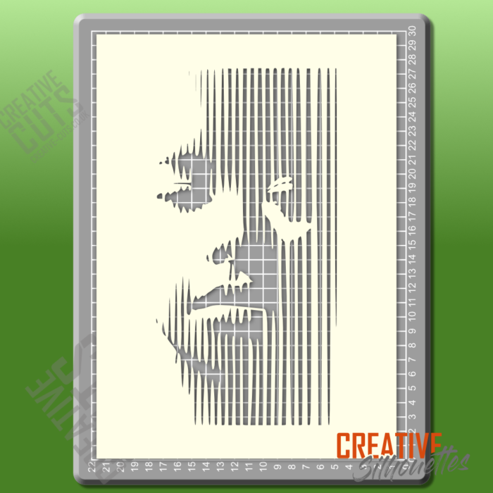 Silhouette Stencil Striped - Image 2