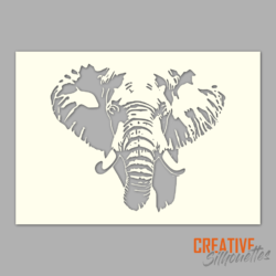 Elephant Stencil