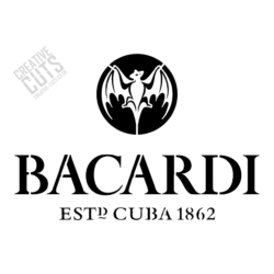 Bacardi Stencil Image