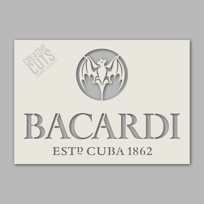 Bacardi Stencil Image