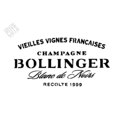 Bollinger Champagne stencil