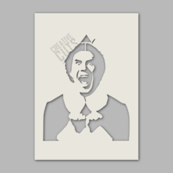 buddy elf stencil