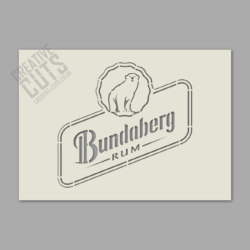 bundaberg rum stencil