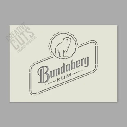 bundaberg rum stencil